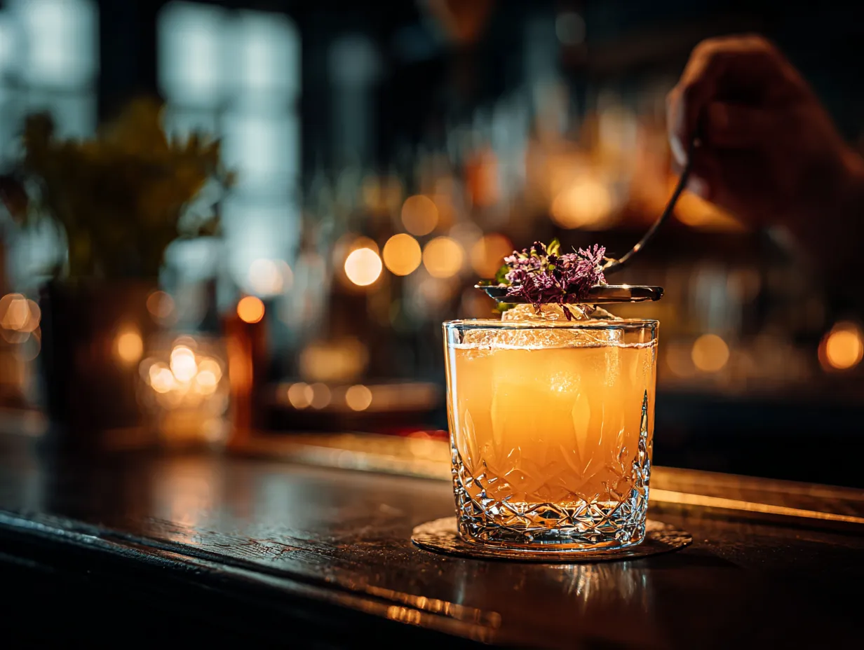 Canal Bloom Old Fashioned cocktail